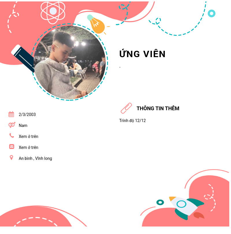 CV ứng viên