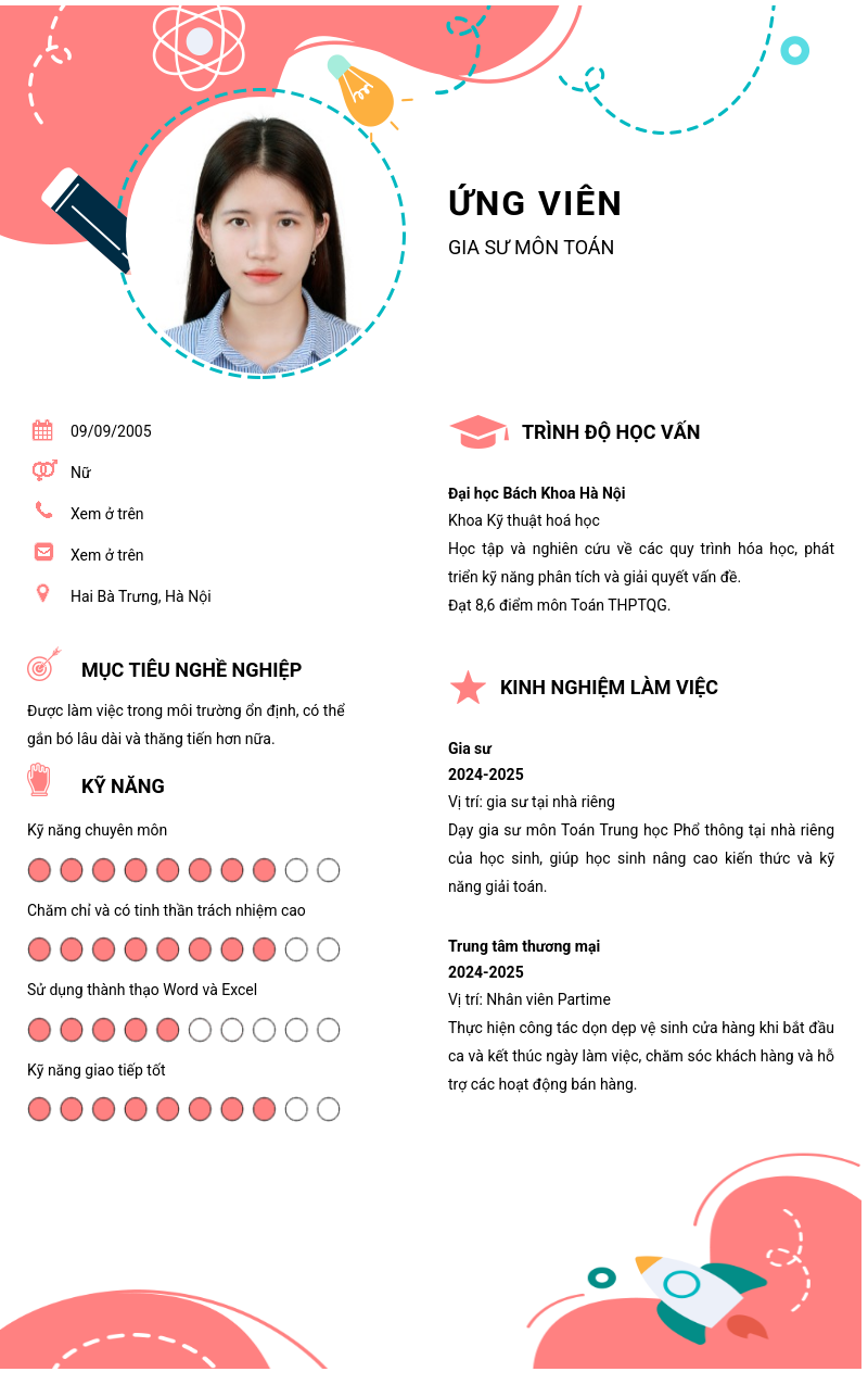 CV ứng viên