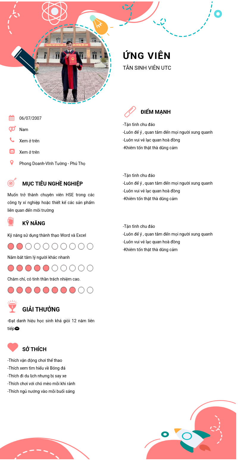 CV ứng viên