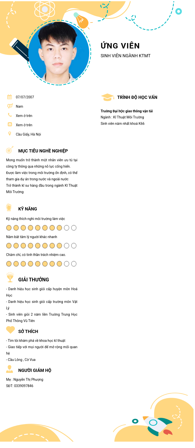 CV ứng viên