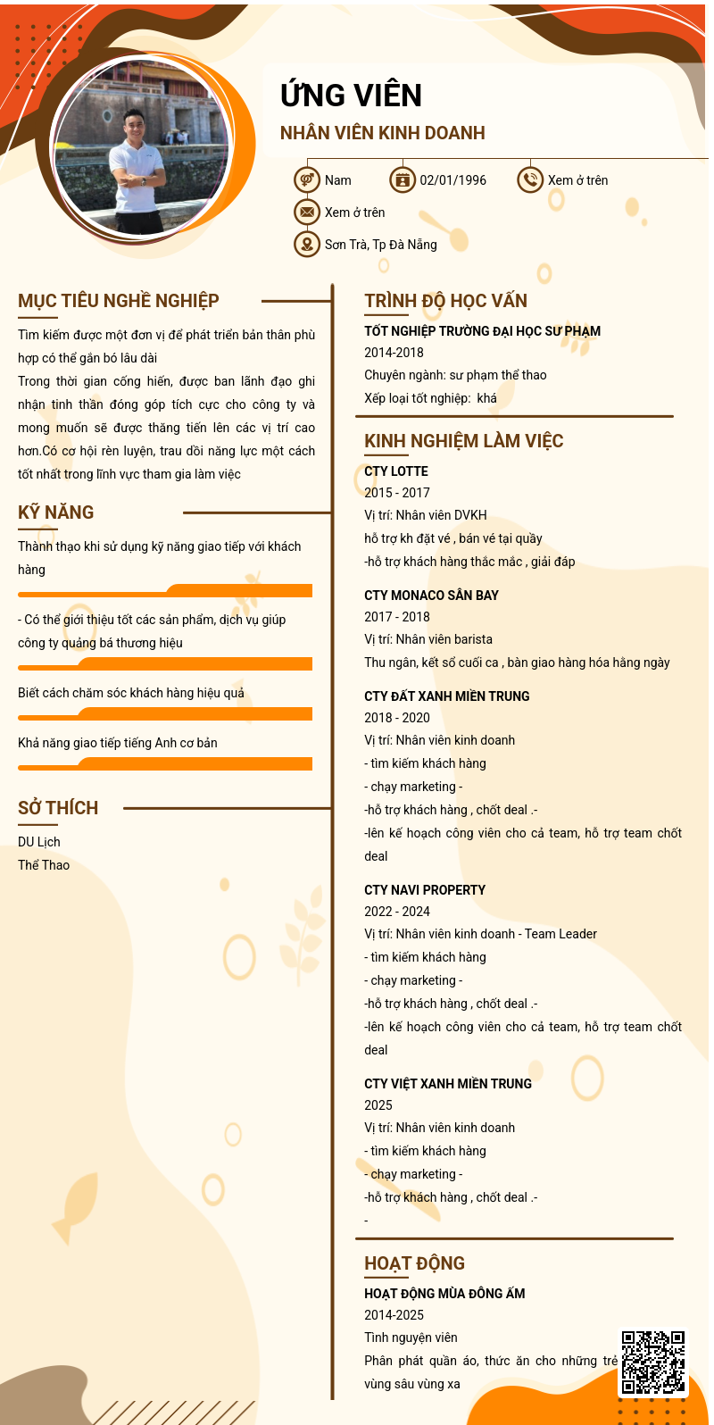 CV ứng viên
