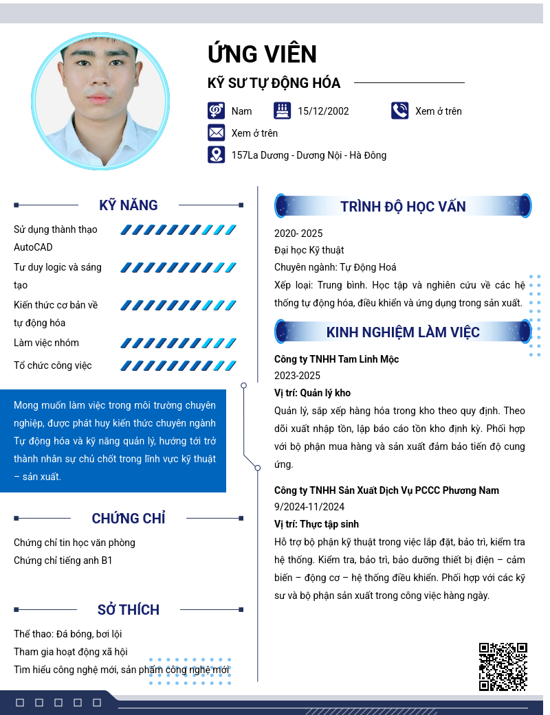 CV ứng viên