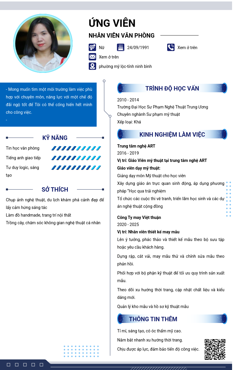 CV ứng viên