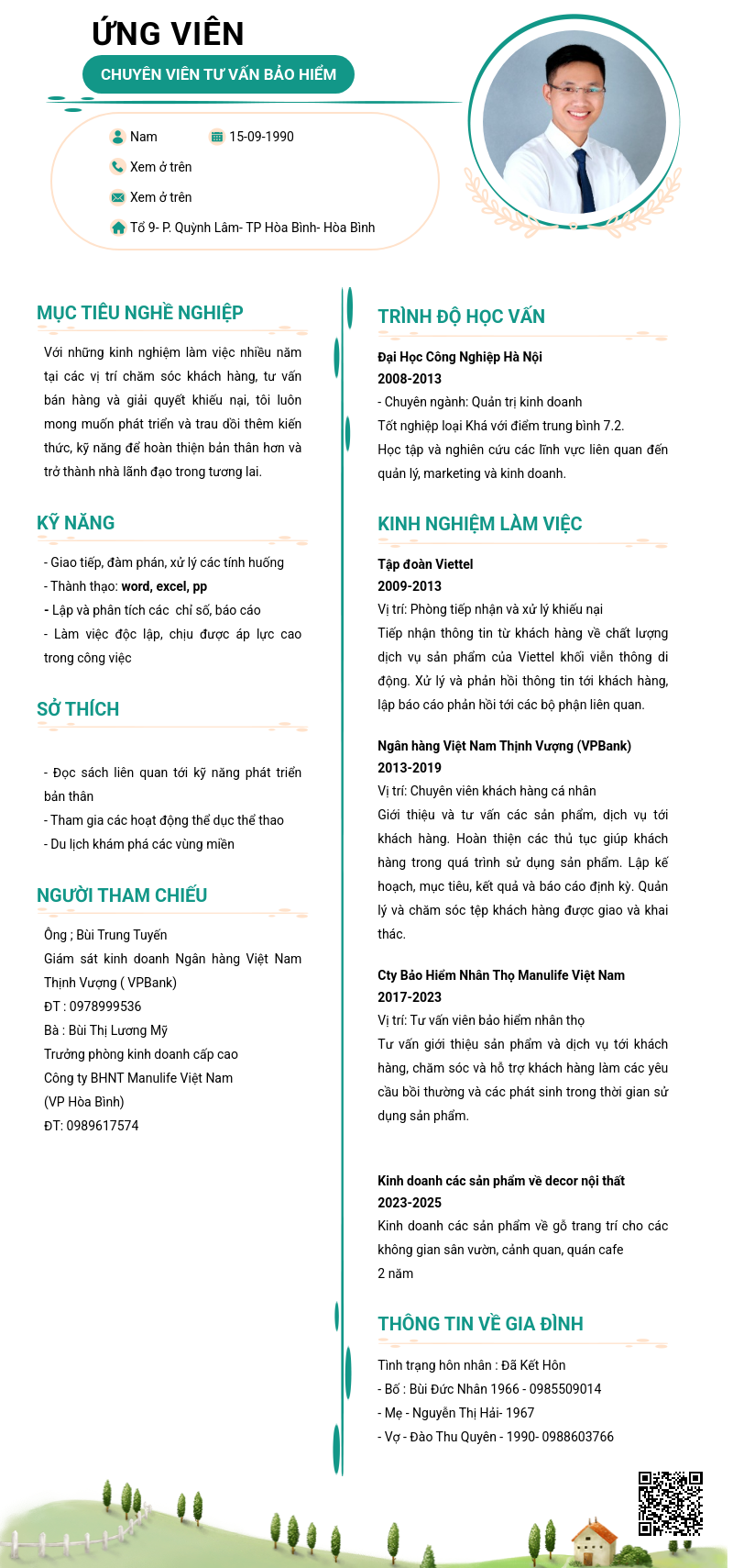 CV ứng viên