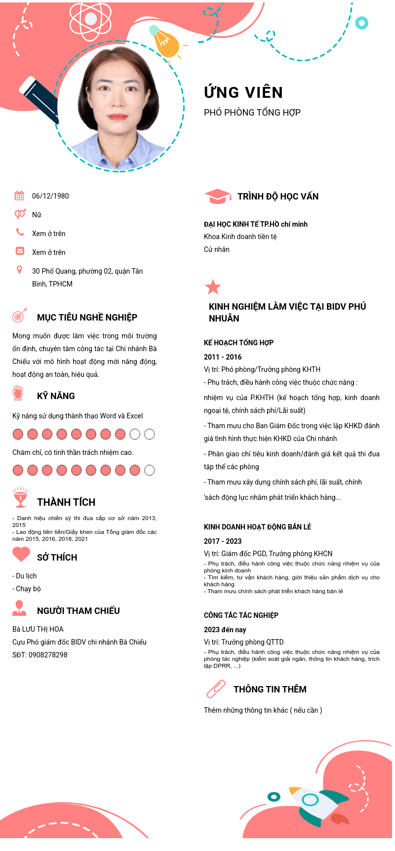 CV ứng viên