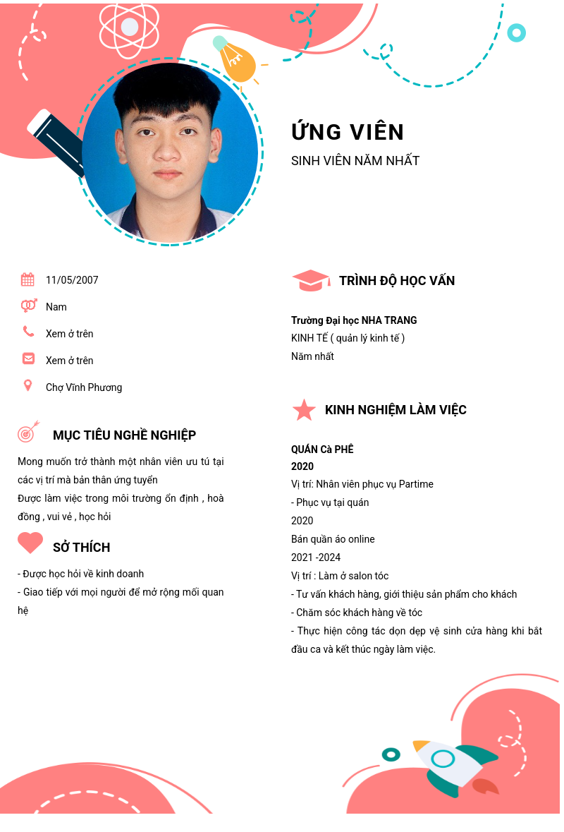 CV ứng viên