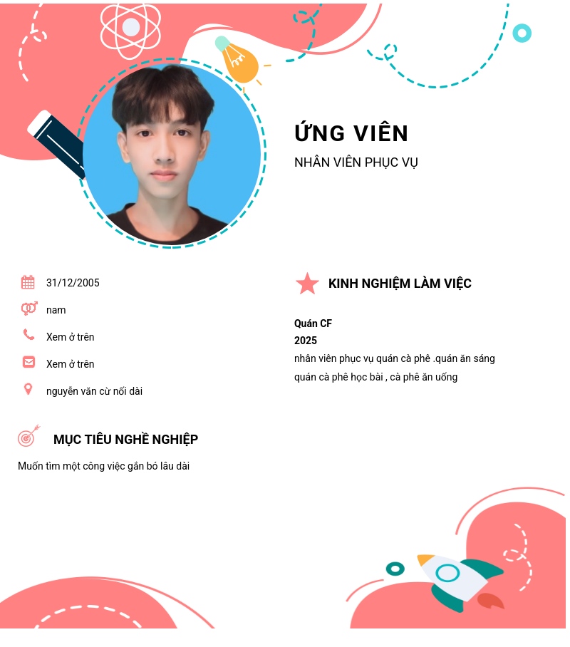 CV ứng viên