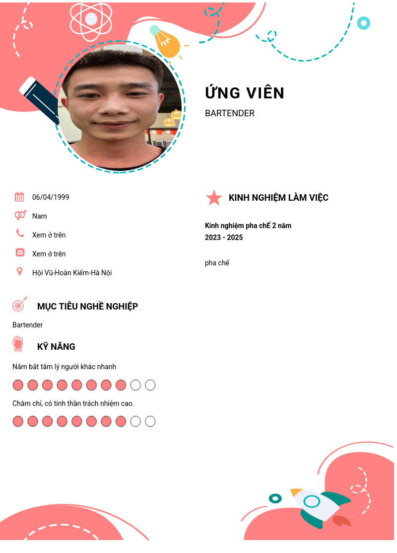 CV ứng viên