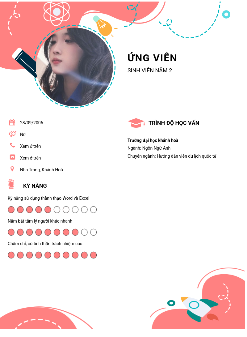 CV ứng viên