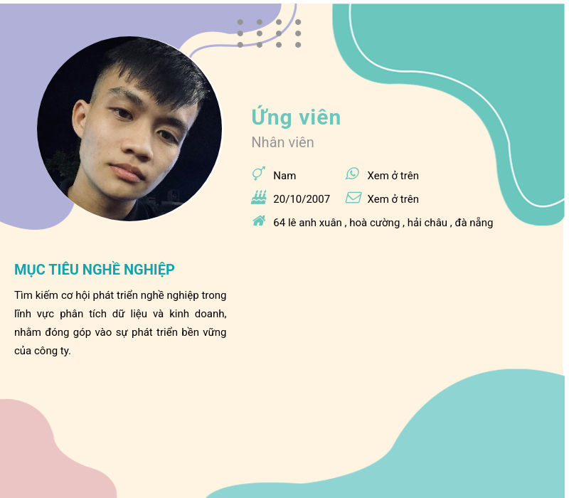 CV ứng viên