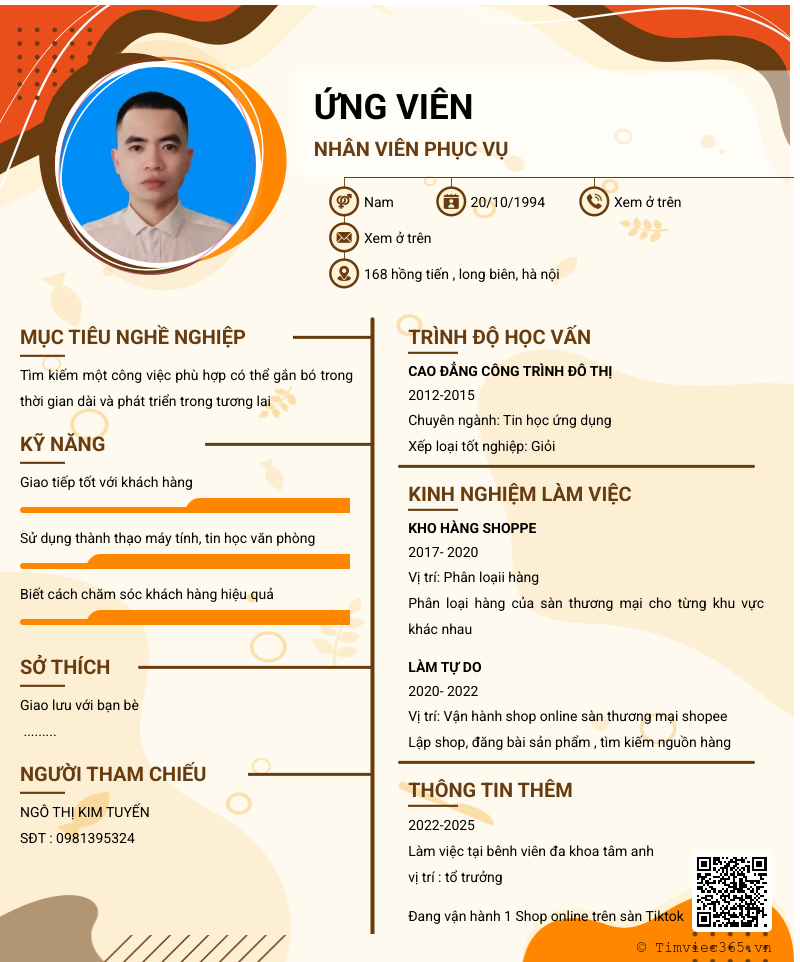 CV ứng viên