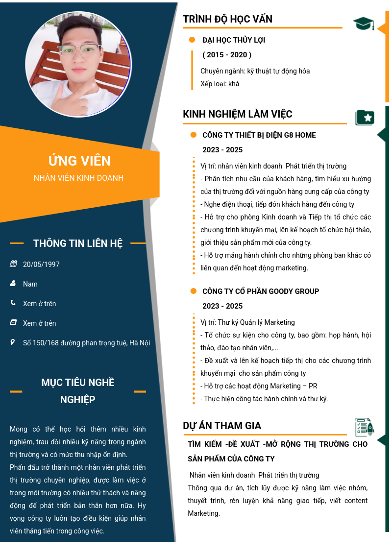 CV ứng viên