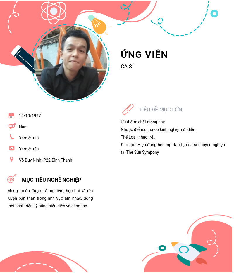 CV ứng viên