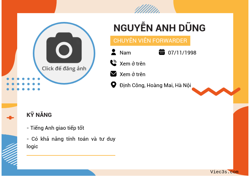 CV ứng viên