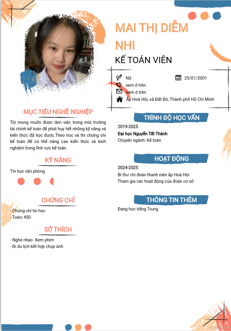 CV ứng viên