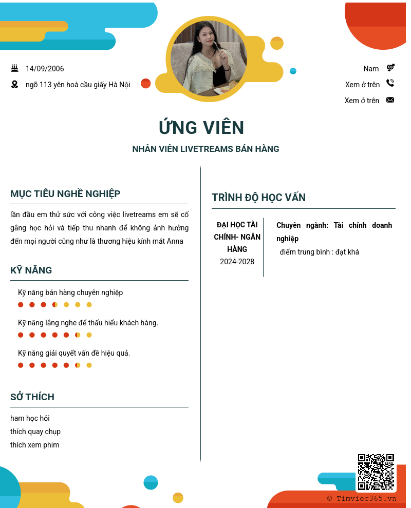 CV ứng viên