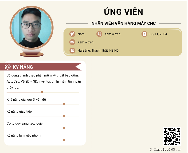 CV ứng viên