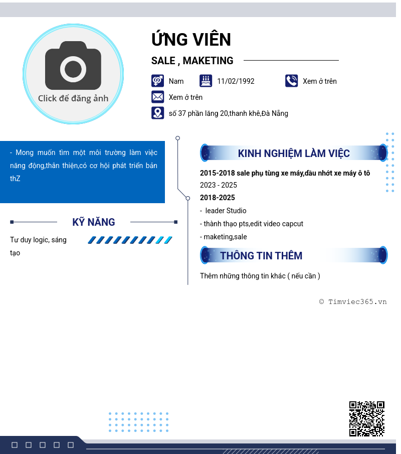 CV ứng viên