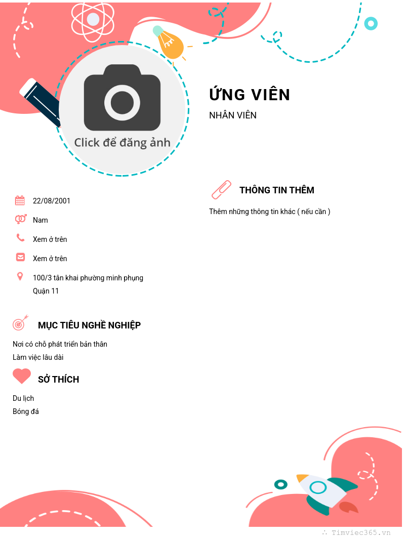 CV ứng viên