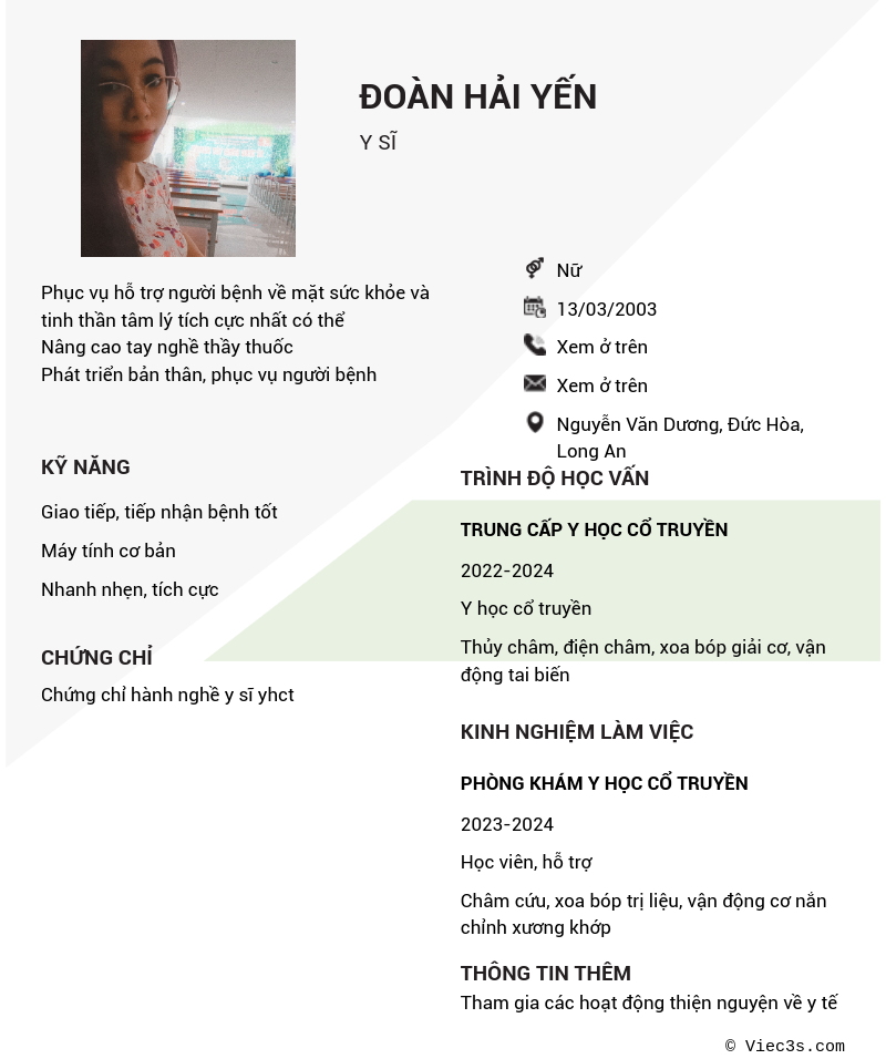 CV ứng viên