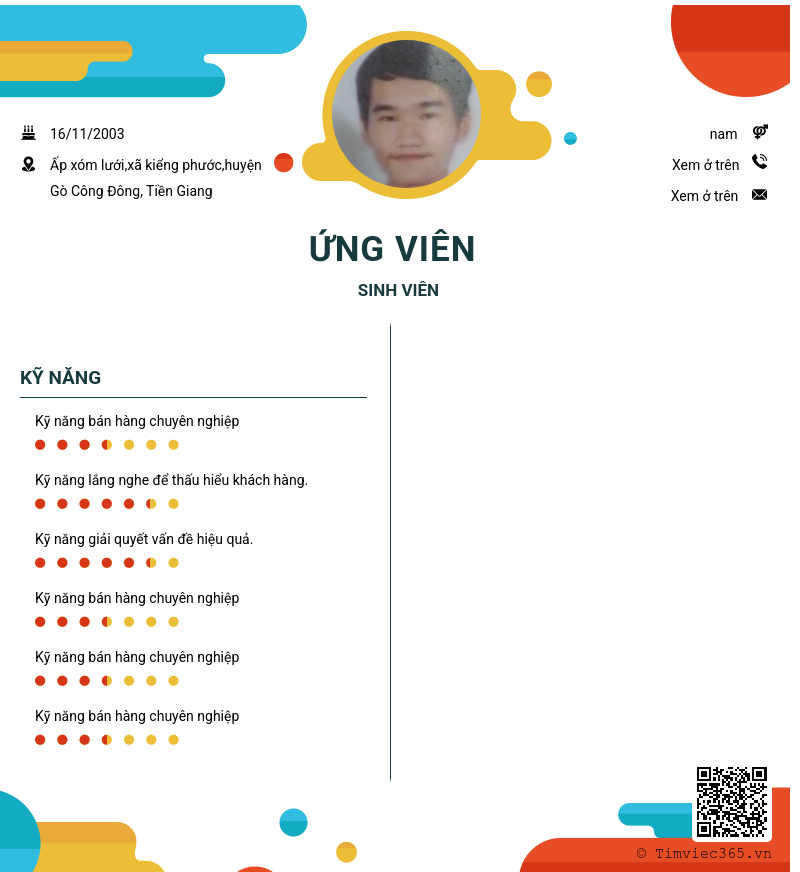 CV ứng viên