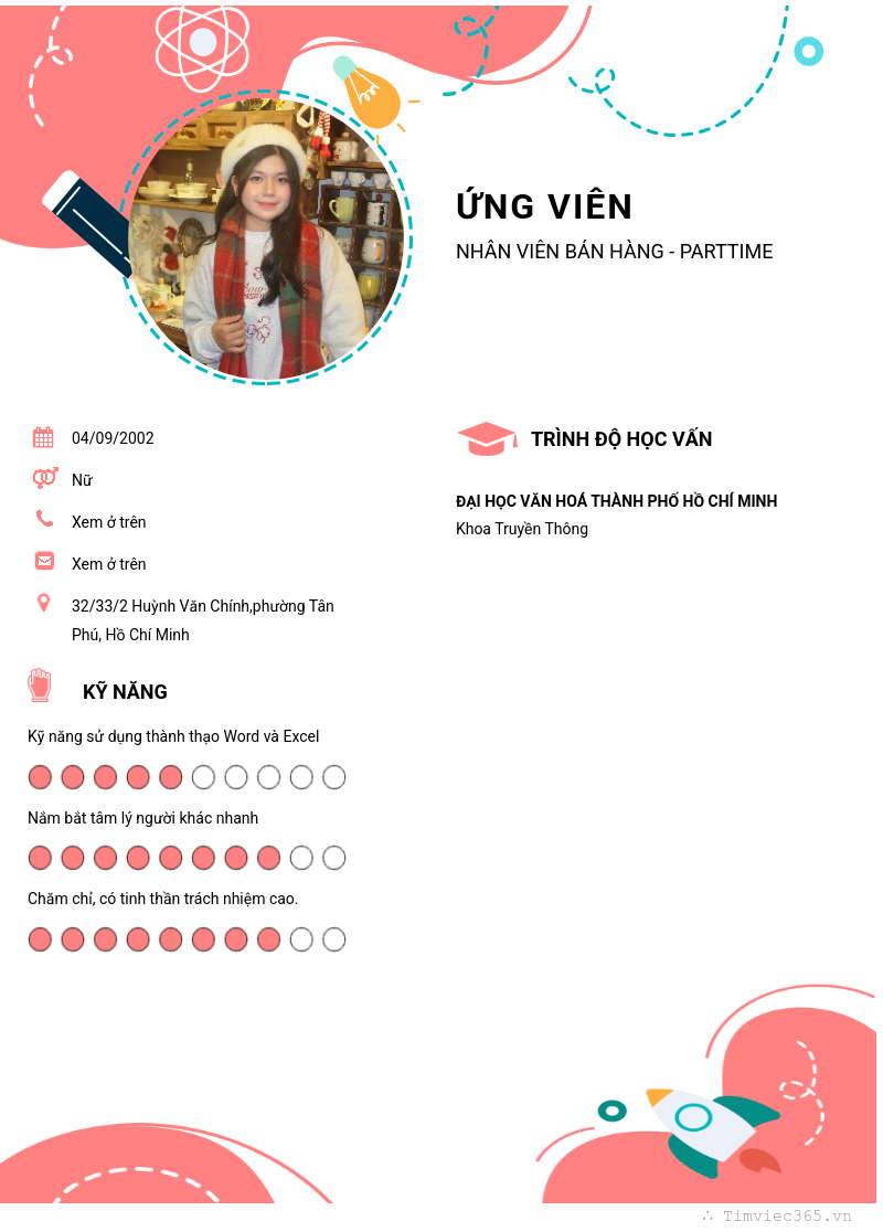 CV ứng viên