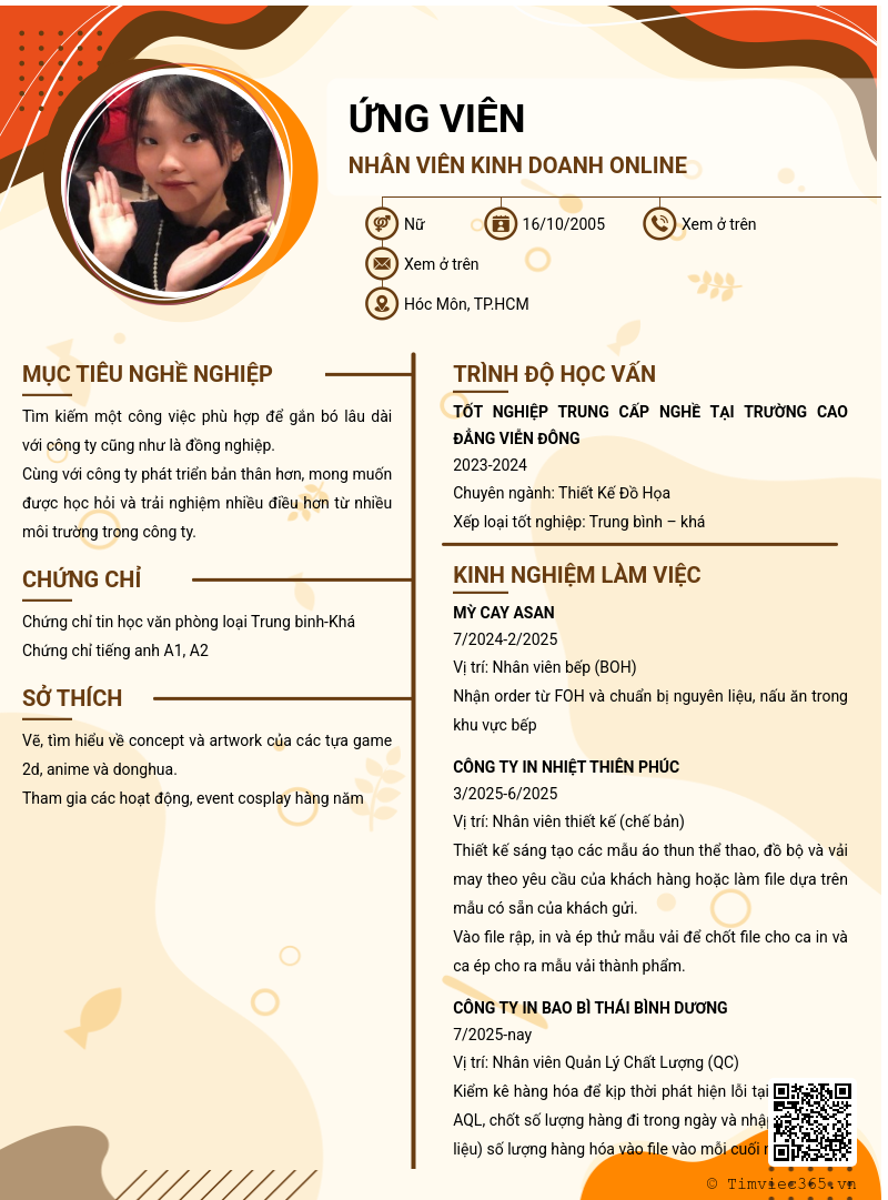 CV ứng viên