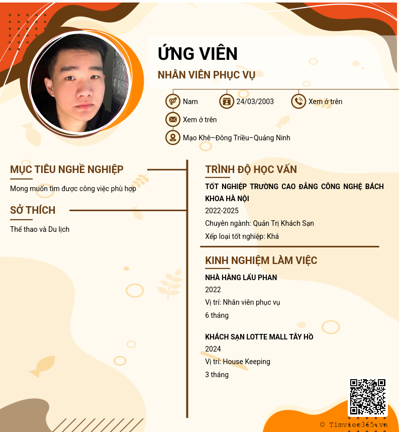 CV ứng viên
