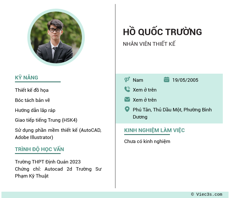 CV ứng viên