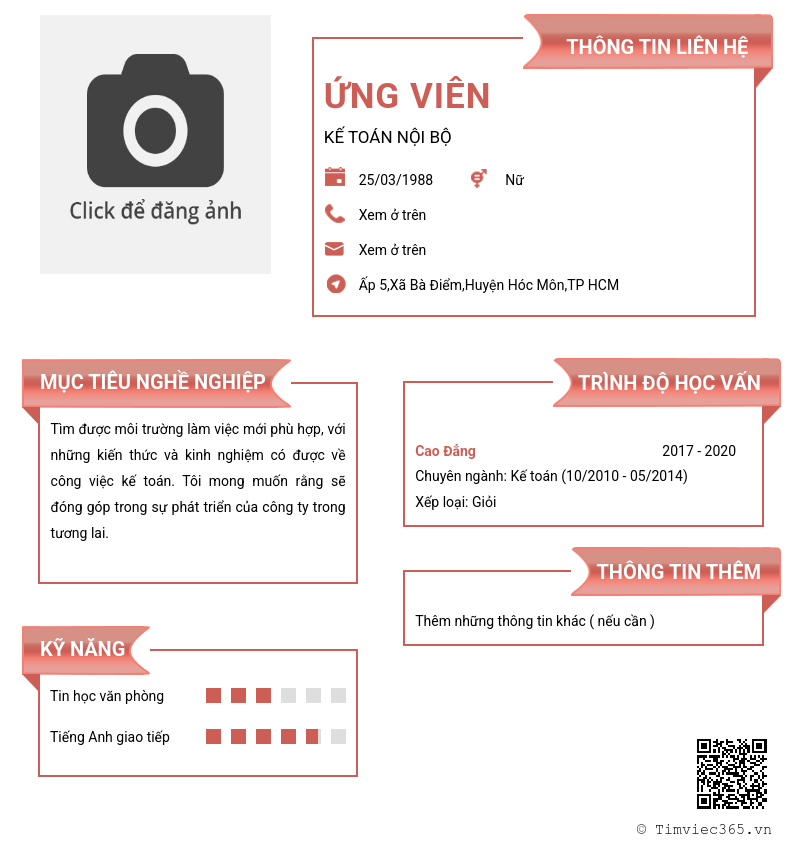 CV ứng viên