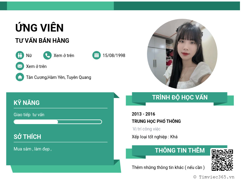 CV ứng viên