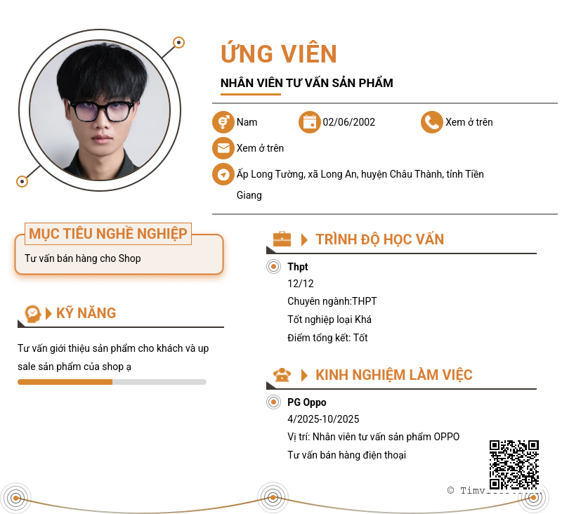 CV ứng viên