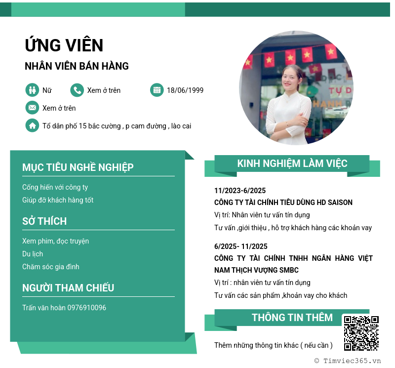 CV ứng viên