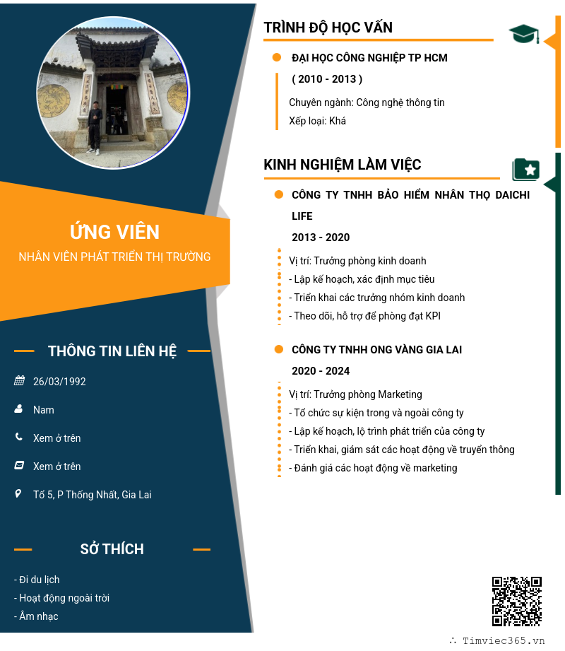 CV ứng viên