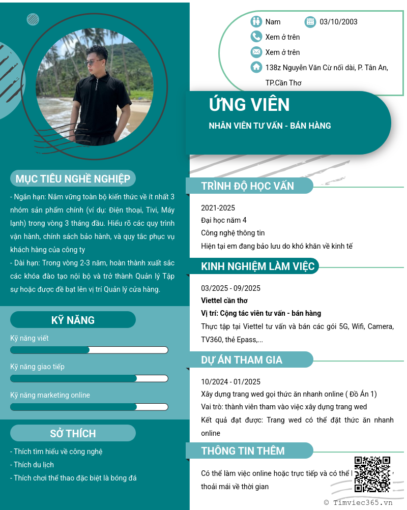 CV ứng viên
