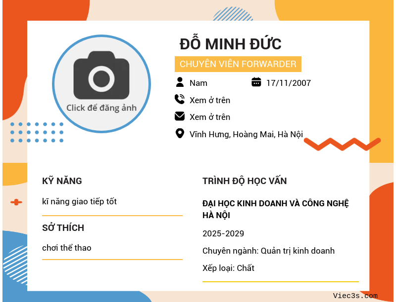 CV ứng viên