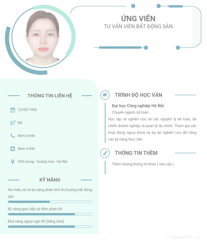 CV ứng viên