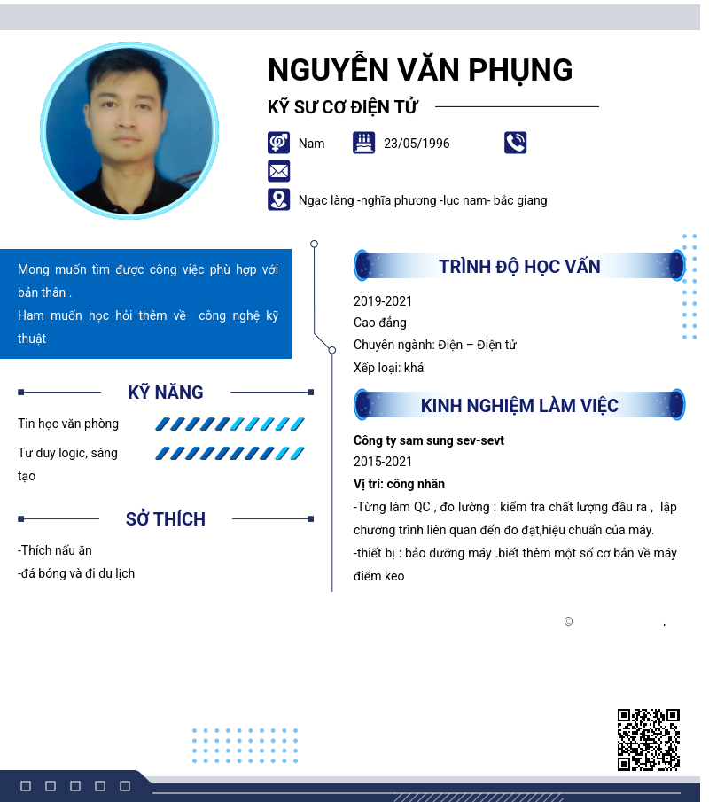 CV ứng viên