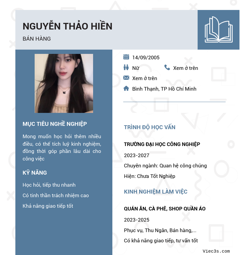 CV ứng viên