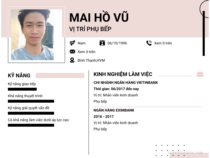 CV ứng viên