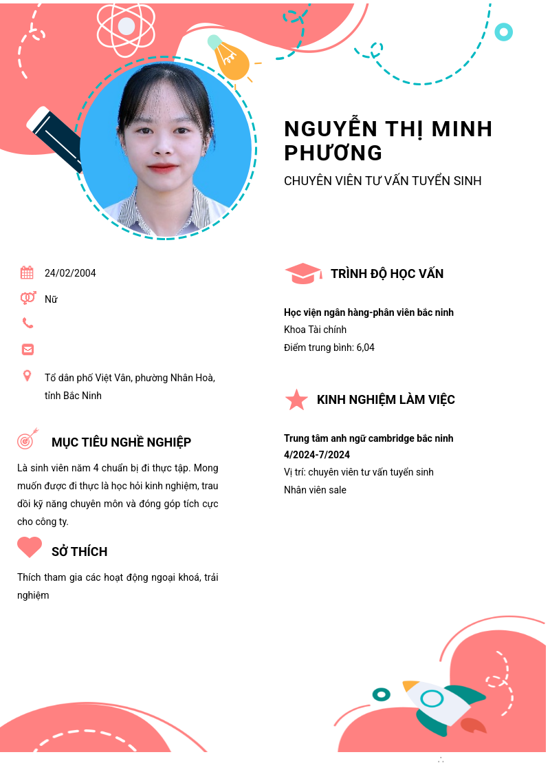 CV ứng viên