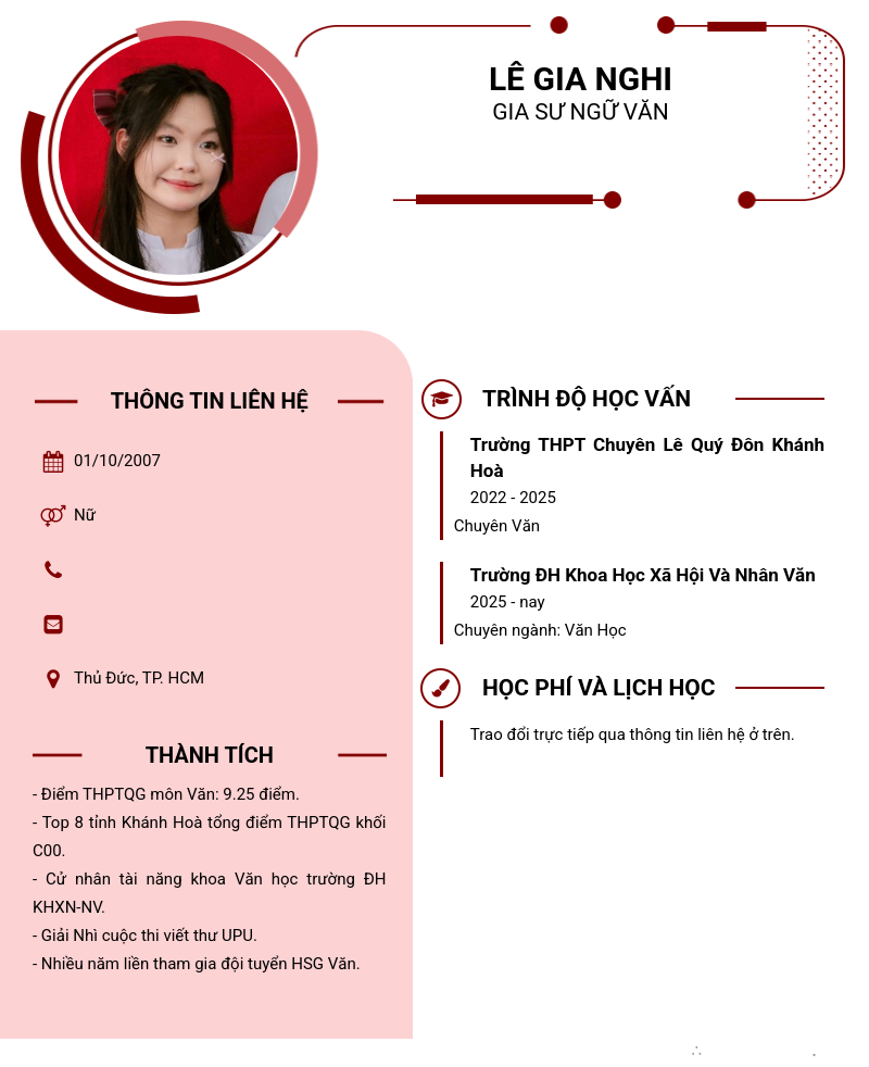 CV ứng viên