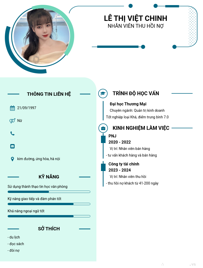 CV ứng viên